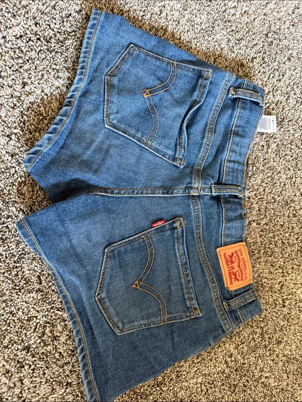 Levi's girls  Blue Denim Shorts - Classic High-Rise Cut
